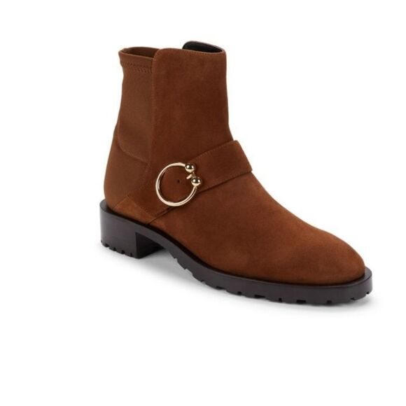 Stuart Weitzman Luxering Booties Size 5 NEW - Picture 2 of 11